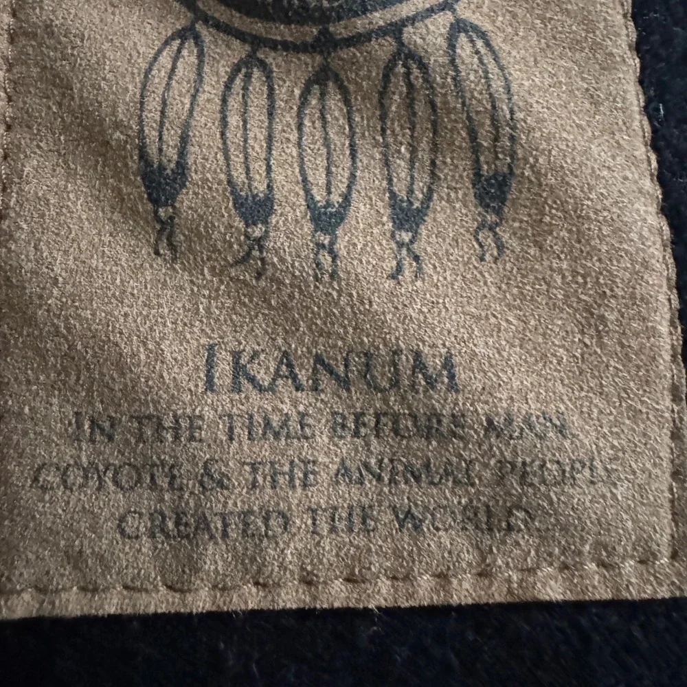 Pendleton Ikanum Blanket Confederated Tribes Grand Ronde Wool Red Black USA Made